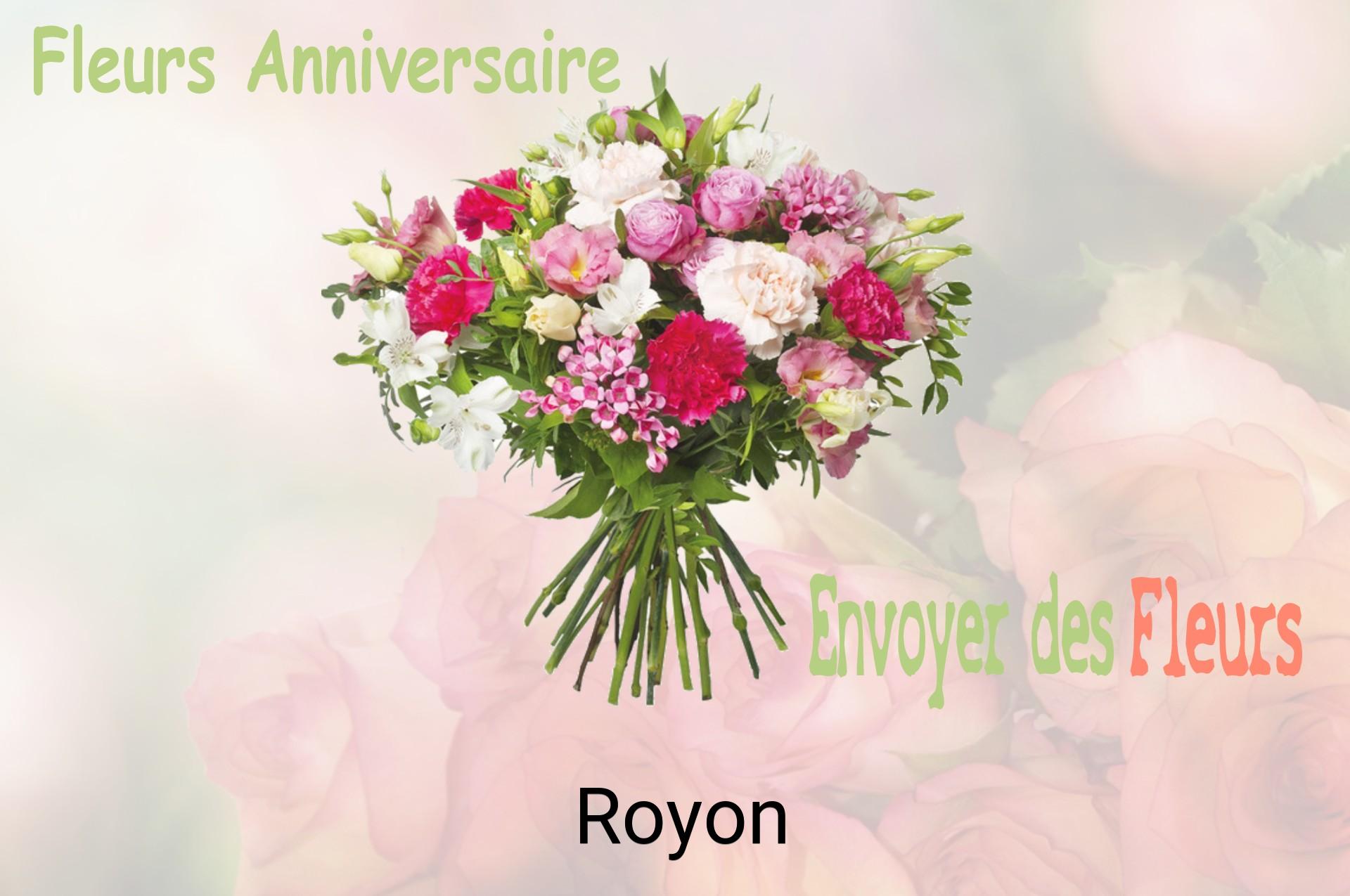 Bouquet de fleurs d’anniversaire livré à Royon